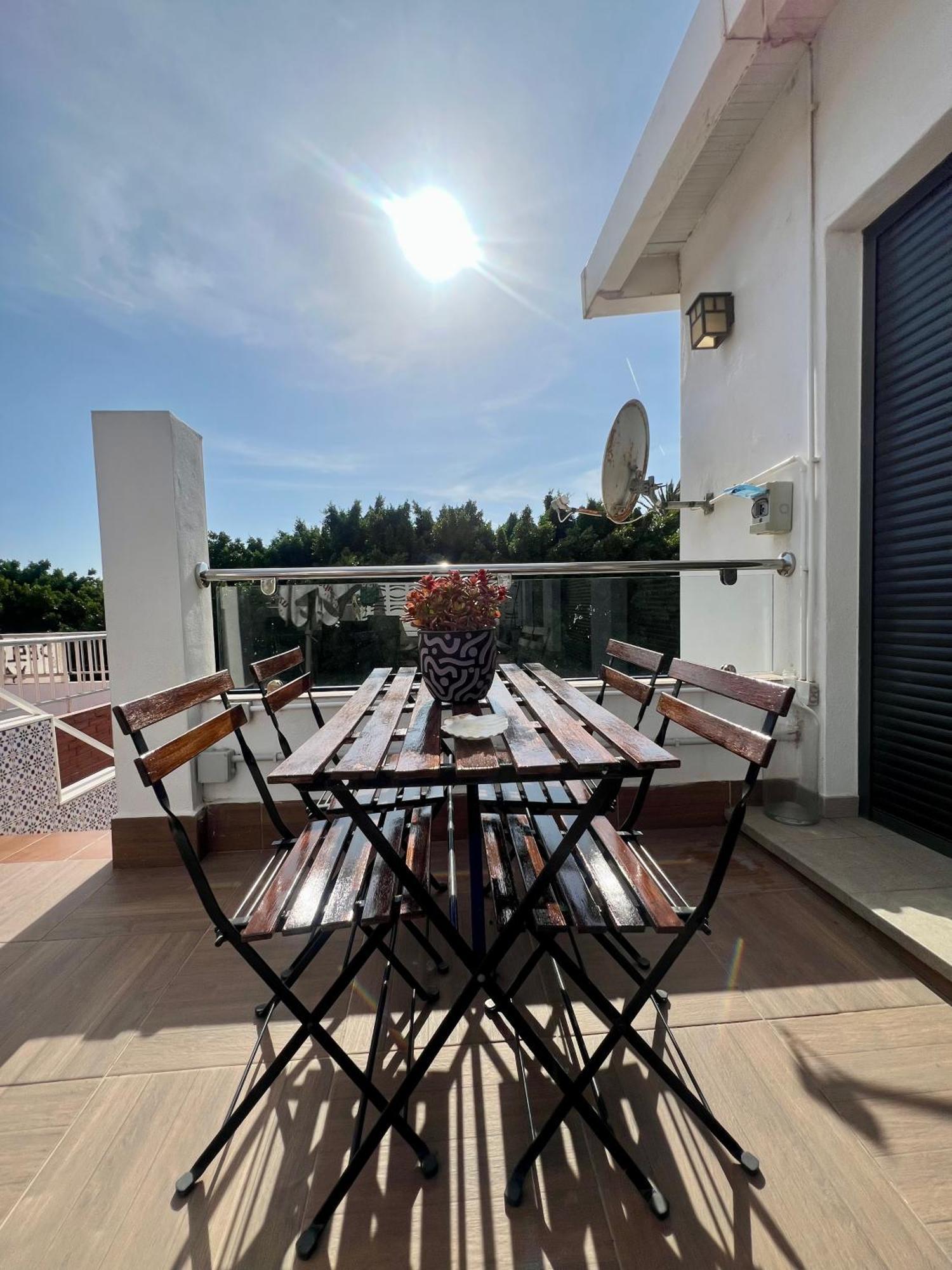 Casa Carmen Ático Primera linea de playa Málaga Esterno foto
