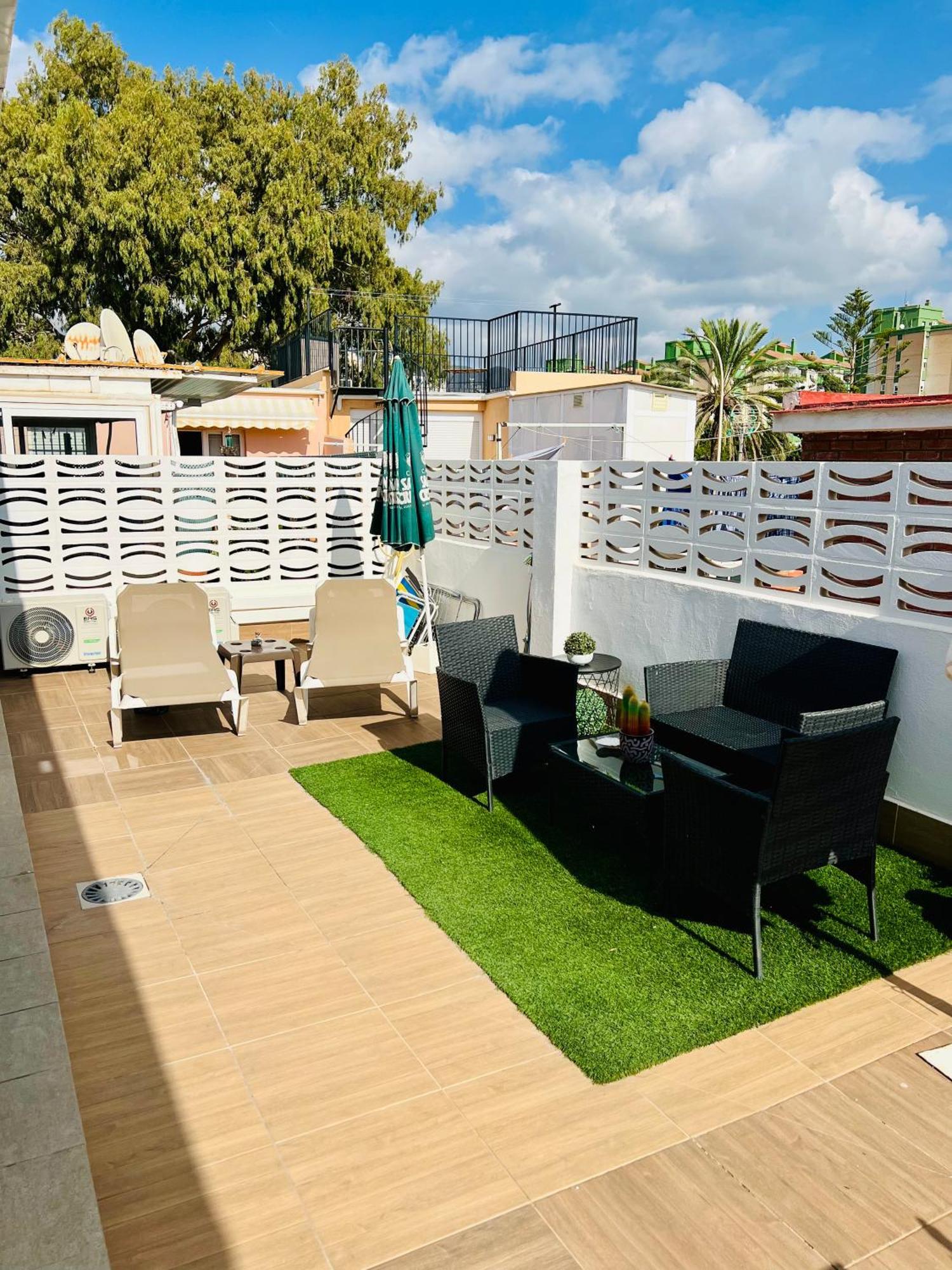 Casa Carmen Ático Primera linea de playa Málaga Esterno foto